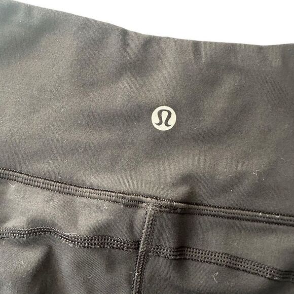 RARE Lululemon Fit Physique black high rise mesh fishnet pocket leggings size 2 - Picture 12 of 13